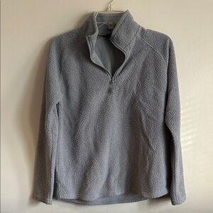 32 Degrees Gray Fleece Quarter-Zip Sweatshirt